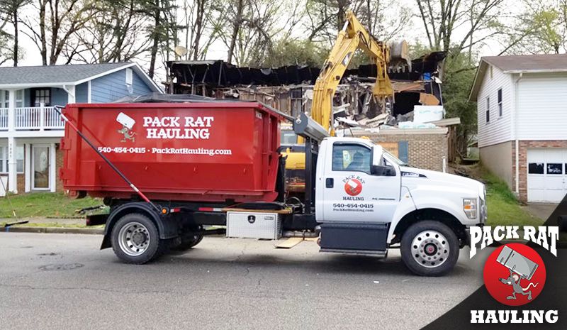 Demolition in Fairfax, Virginia