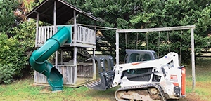 Demolition in Leesburg, Virginia